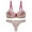 Beige, variant on Lace Bra Women Thin Cup Bralette Shaped Push Up Underwear Set Comfort Everyday Bra Hot Pink