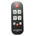 thumbnail image 2 of A-TV10 TV Remote for Seniors Universal Controller Simple Waterproof Remote Control with LED Light for All TV Models, 2 of 5