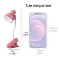 thumbnail image 2 of CHELIASD Desk Lamp for Home Office - Clip on Reading Light and Bed Headboard Clamp Lamp, Bedside Table Lamp, Clip on Desk Lamps, Eye-Caring Desk Lamp for College Dorm Room Study Lamp, 2 of 6