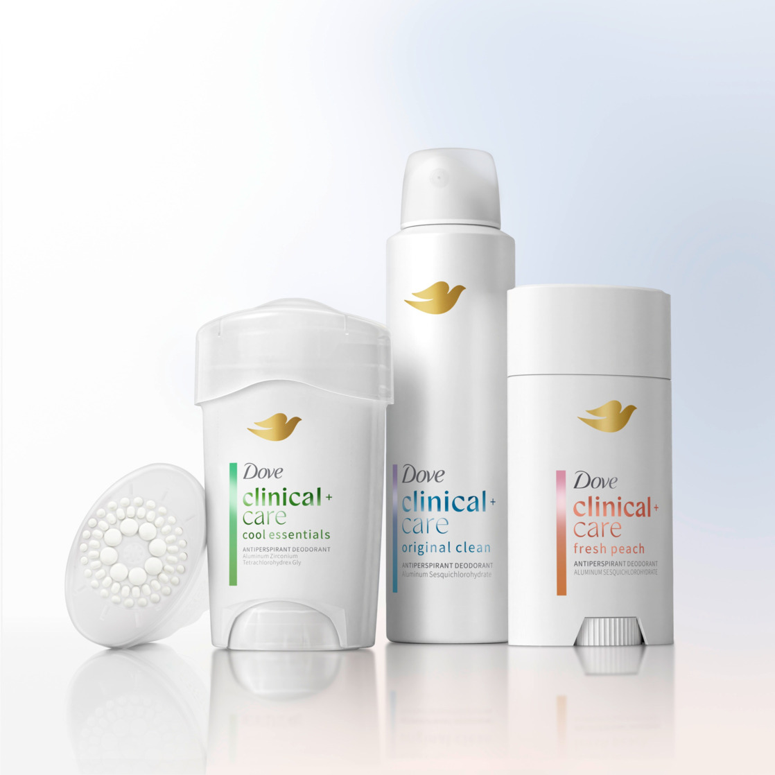 Dove Clinical + Care Antiperspirant Deodorant Dry Spray For Women for Sensitive Skin Soft Sensitive Hypoallergenic, 3.8 oz