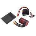 thumbnail image 2 of Kit ESC de motor sin cepillo impermeable 3650 kit de tarjeta de programación ESC de motor sin cepillo 60a, adecuado para automóviles 1 / 10 RC 3100kv, 2 of 10