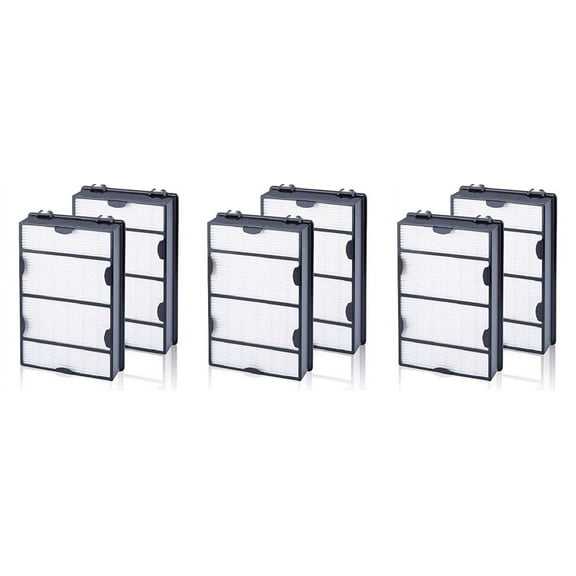 Nispira HAPF600 True HEPA Filter Replacement Compatible with Holmes Air Purifier, 6 Packs
