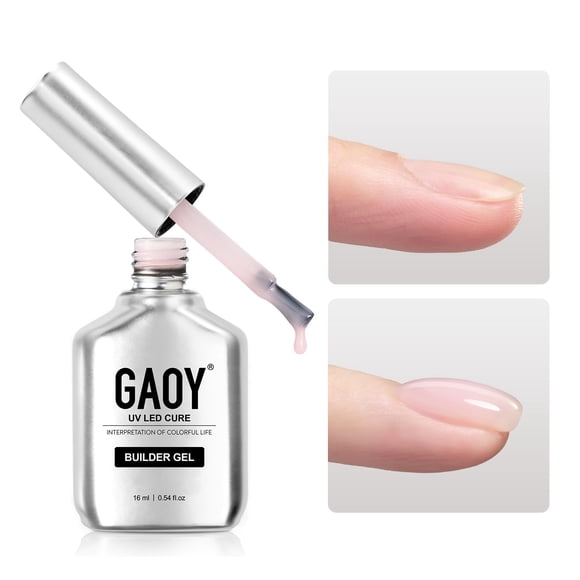 Gel constructor para uñas GAOY, 16 ml, fortalecedor de uñas 1726 Baby Pink