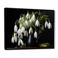 thumbnail image 2 of Designart "A Minimalist Still Life Featuring Snowdrops" Snowdrops Floater Framed Canvas Prints, 2 of 5