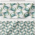 thumbnail image 2 of Soimoi White Cotton Poplin Fabric Crabs Ocean Print Fabric by Yard 42 Inch Wide, 2 of 7