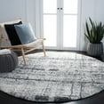 thumbnail image 2 of Safavieh  Fontana Shag Fritz Modern Abstract 2-inch Thick Rug 6'7" 6' Round,8' Round Indoor,Shag Round, 2 of 8