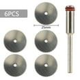 thumbnail image 2 of 6pcs cuchilla de sierra circular 22 25 32 mm disco de corte de acero inoxidable con disco de corte de metal de mandril for herramienta giratoria, 2 of 6