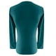 thumbnail image 4 of MHFRRA Camiseta Informal de Manga Larga Acanalada con Cuello Redondo y Corte Entallado para Mujer Verde Menta, 4 of 4
