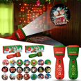 thumbnail image 1 of Christmas Flashlight Projector Baby Sleeping Story Book Torch Lamp Toy For Kids, 1 of 6