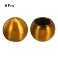 thumbnail image 3 of Uxcell 15mm Lamp Decoration for Lamp Harp Top Lampshade Holder M10 Lamp Finial Cap Knob Gold Bronze 6 Pack, 3 of 5