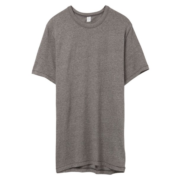 Alternative Apparel - Camiseta estilo vintage para hombre (Carbón Vintage)