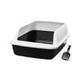 thumbnail image 2 of Litter Box with with High Side Heighten Semi Enclosed Removable Easy to Clean Toilet Kitty Litter Tray. , Blue, 2 of 10