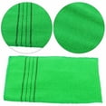 thumbnail image 2 of 5 toallitas exfoliantes para baño, exfoliantes corporales y toallas suaves para ducha, color verde, 2 of 8