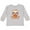 AC-Heather Grey, variant on Sloth Pizza Boys or Girls Long Sleeve Toddler T-Shirt
