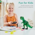 thumbnail image 2 of Best Choice Products Kids Remote Control Dinosaur Toy, Electronic RC T-Rex w/ Light-Up LED Eyes, Roaring Sounds - Green, 2 of 7