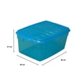 thumbnail image 4 of Caja Organizadora Polycar Multiusos Traslucido Azul 38 Litros, 4 of 4