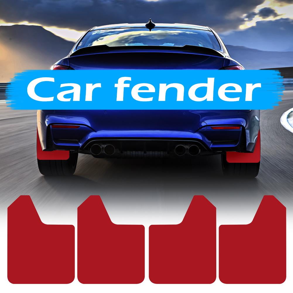 Installation Sans Outils Lot De 4 Bavettes Garde-Boue Universelles Pour Voiture, SUV, Camion - Noir, Faciles à Installer Accessoire Auto Universel