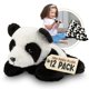 thumbnail image 1 of Forest & Twelfth Mini Panda Peluches, paquete de 12 pequeños peluches, animales de peluche, relleno de calcetín para niñas y niños, oso panda de peluche para regalos de fiesta, bolsas de regalos, caja, 1 of 5