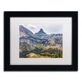 thumbnail image 2 of Trademark Fine Art 'Glacier National Park in Autumn' Canvas Art by Pierre Leclerc, White Matte, Black Frame, 2 of 4