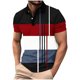 thumbnail image 1 of Mens Manga Corta Botón Abajo Camisas con Bolsillo Pulover Botón de Impresión de la Camisa de Solapa de Poliéster Cuello de Vuelta, Blusa Casual para Hombres, 1 of 4