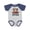Baseball Heather and Navy, variant on Kayak Future Kayaker Boys or Girls Baby Bodysuit