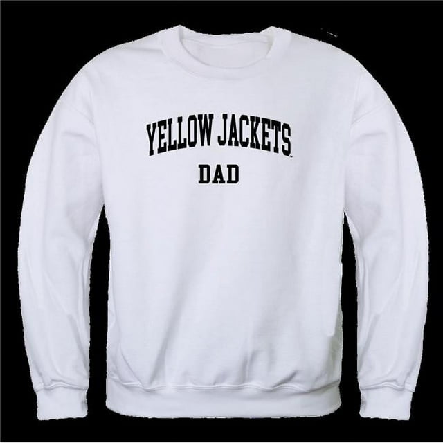 W Republic 562-449-WT2-03 T-Shirt Col Rond Papa Vestes Jaunes American International College, Blanc - Grand