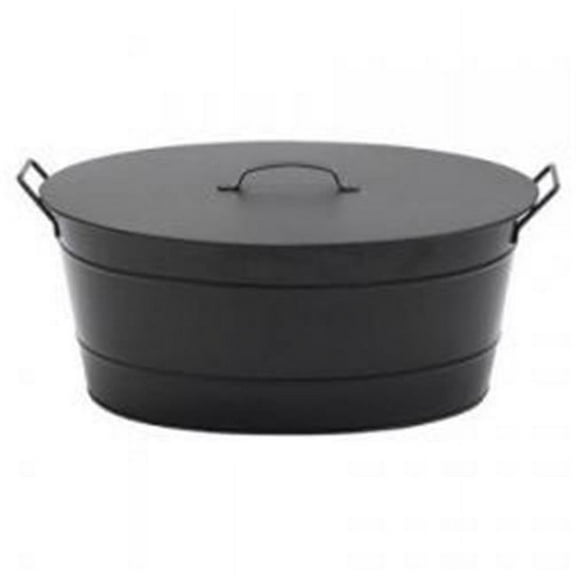 Minuteman C-51MC Black Oval Tub with Lid