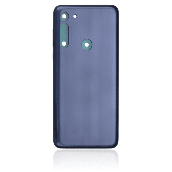 Replacement Back Cover Compatible For Motorola Moto G8 (XT2045-1 / 2020) / G Fast (XT2045 / 2020) (Neon Blue)