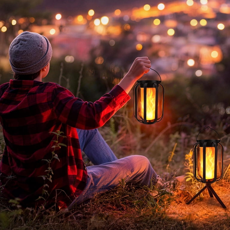 Toodour Solar Hanging Lanterns 2 Pack With 4 Lighting Modes photo 8