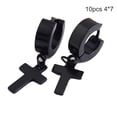 thumbnail image 4 of Sonducket 5 pares de pendientes cruzados pendientes de gota exquisitos Clip de oreja para fiestas de Navidad Día de San Valentín fiestas de Halloween Ropa, zapatos y accesorios Miscelánea Tipo 2 Sonducket AP009692-02B, 4 of 6