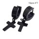 thumbnail image 4 of Sonducket 5 pares de pendientes cruzados pendientes de gota exquisitos Clip de oreja para fiestas de Navidad Día de San Valentín fiestas de Halloween Ropa, zapatos y accesorios Miscelánea Tipo 2 Sonducket AP009692-02B, 4 of 6