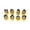 Yellow, variant on syligr 8-Piece Stainless Steel Vegetable and Fruit Press Tool with Flower Shapes Baby Food Pasta Maker Ravioli Embosser Cookie Cutter for Homemade Pasta Baking and Kids Crafts