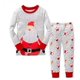 thumbnail image 1 of Pijamas de Papá Noel para niños y niñas, ropa de dormir de manga larga y pantalones de algodón, de 2 a 7 años, 1 of 4