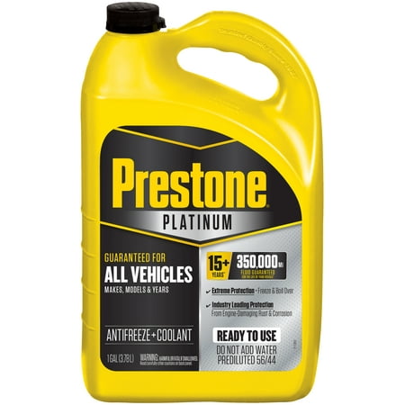 Prestone Platinum Extreme Protection Prediluted Antifreeze and Coolant 1 Gallon