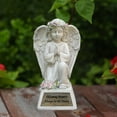 thumbnail image 1 of Estatua de ángel, lámpara solar, adorno de resina, diseño simple, decoración moderna para el hogar, figura de ángel, escultura decorativa para patio 112 cm x 11 cm x 21 cm, 1 of 8