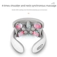 thumbnail image 5 of Protector de cuello inteligente, masajeador cervical con compresas calientes, masajeador cervical con vibración multifuncional, protector de cuello para fisioterapia por pulsos, 5 of 5