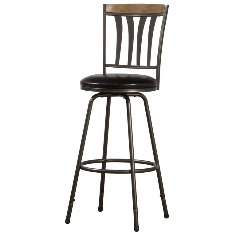 Hillsdale Furniture Darlington Adjustable Swivel Counter Bar Stool with Nested Leg Set of 3