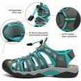 thumbnail image 6 of Rumpra Women's Sport Hiking Sandals Closed Toe Summer Outdoor Athletic Walking Sandal Adventure Lightweight Comfortable Beach Sandals Water Shoes, 6 of 9