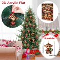 thumbnail image 4 of Countdown Sets Christmas 2D Flat Monkey Print Pendant Halloween Cartoon Acrylic Countdown Calendar AI Tree Home Decoration#g, 4 of 5