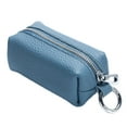 thumbnail image 1 of Cartera de cuero Minnieouse para mujer con llavero y organizador de tarjetas Azul claro, 1 of 6