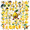 5A, variant on Cartoon Lemon Theme Stickers, Waterproof Lemon Theme Sticker for Water Bottle Laptop Phone Cases Planner Skateboard Luggage Helmet Party Favor Decor, Ideal for Adults Teens Teacher Rewards