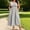 *Gray, variant on ClodeEU Women's Plus Size Square Neck Cap Sleeve Smocked Waist Midi Dress, Casual Summer Flowy Dress with Pockets Black,Women's Plus L