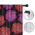 thumbnail image 4 of Blackout Kids Curtains,Pioneer Flower Floral Print Pattern Childrens Insulated Curtains Set Of 2,Bedroom Essentials,Toddler Room Decor 52"x84", 4 of 5