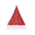 thumbnail image 4 of 2PC Christmas Old Man Ornament Christmas Hat Thick Plaid Snowflake Hat, 4 of 8