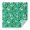 Green Christmas Snowman, variant on Light Blue Christmas House and Tree Pattern Square Tablecloth,Waterproof Square Table Cover,Wipeable Spillproof Washable Table Cover for Home Kitchen Party Decor 42"X42"(107x107cm)