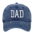 thumbnail image 1 of Aocisk Fathers Day DAD Embroidered Baseball Cap Custom Printed Design For Dad Navy One Size, 1 of 3