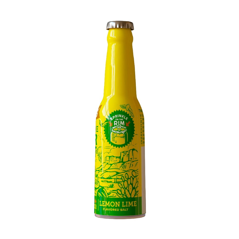 (6 pack) Twang Lemon-Lime Beer Salt, 1.4 oz Mini Plastic Bottle