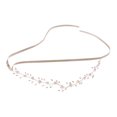 thumbnail image 1 of Enredadera de pelo nupcial hecha a mano con tocados de flores de concha de perla natural Slivery Zulema Cascos de novia de diamantes de imitación, 1 of 8