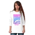 thumbnail image 3 of NASA Vaporwave Gradient Space Galaxy Long Sleeve TShirt Men Women Brisco Brands L, 3 of 6