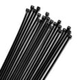 thumbnail image 2 of 12" 100Pcs Black Zip Ties, Cable Zip Ties, 40lb Strength, Nylon Cable Wire Ties Bolt Dropper, 2 of 5